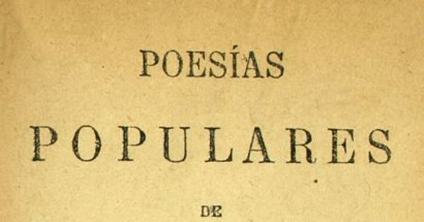Poesias populares: tomo 7