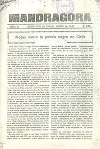 Mandrágora: nº 3, diciembre de 1940