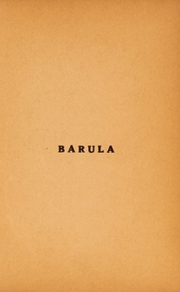 Barula: (novela)
