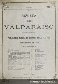 Revista de Valparaíso: n° 1-6, 8-9