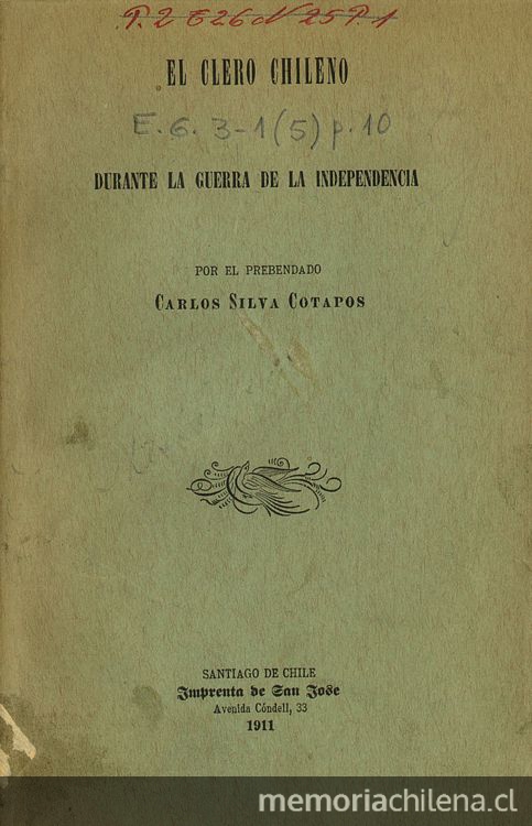 El clero chileno durante la guerra de la Independencia