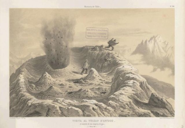 Volcán de Antuco, s. XIX