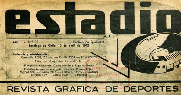 Estadio, n°s 15-27 (10 abr. - 25 sep. 1942)