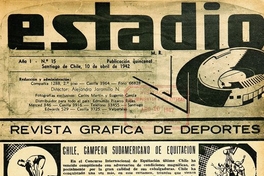 Estadio, n°s 15-27 (10 abr. - 25 sep. 1942)