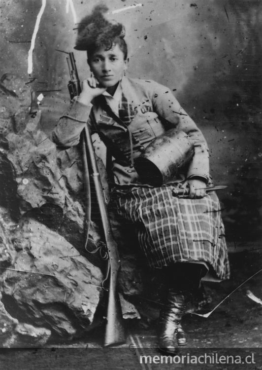 Irene Morales, cantinera, 1881