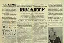 Pro Arte: n° 121-150 (9 ene. - 27 dic. 1951)