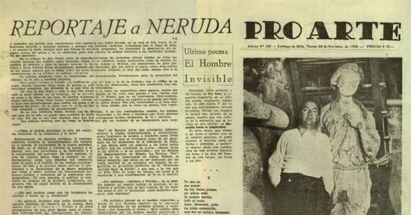 Reportaje a Neruda