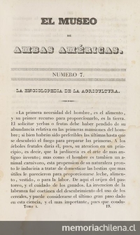 Establecimiento de una sociedad literaria en Santiago