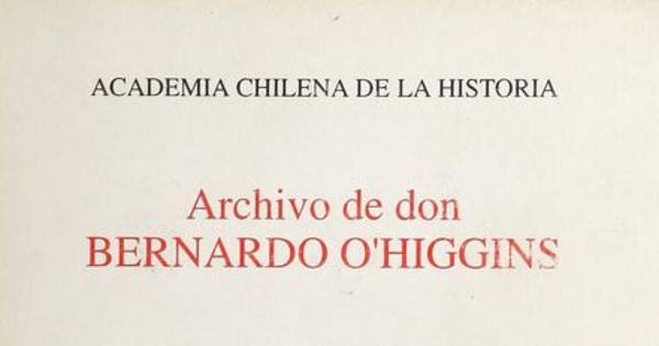 Carta de Ramón Mariano de Arís a Bernardo O'Higgins, fechada en Santiago, 27 de septiembre de 1832