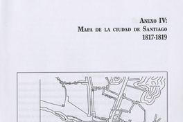 Mapa de la ciudad de Santiago, 1817-1819