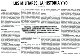 Los militares, la historia y yo