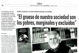 El grueso de nuestra sociedad son los pobres, marginales y excluidos