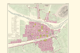 Plano de Santiago levantado por Claudio Gay, 1831