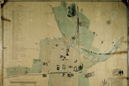 Plano de la ciudad de Santiago de Herbage, 1841
