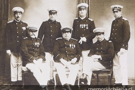 Directorio de la sección masculina de la Asociación de Punta Arenas de la Cruz Roja Chilena. Punta Arenas, 1928