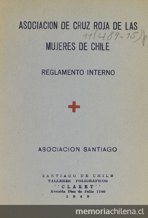 Reglamento interno : Asociación [Santiago]