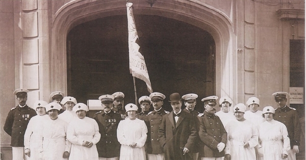 Creación de la Cruz Roja de Mujeres, Punta Arenas, 1912