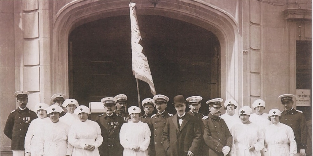 Creación de la Cruz Roja de Mujeres, Punta Arenas, 1912