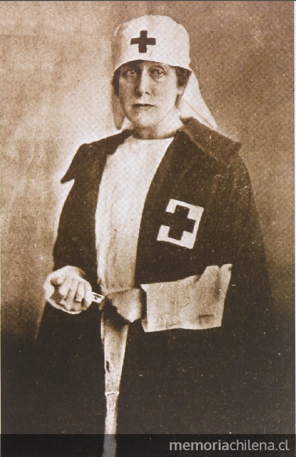 Sofía Eastmann de Hunneus, benefactora y voluntaria de la Cruz Roja de Mujeres de Chile