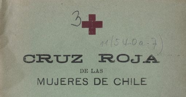 Cruz Roja de las mujeres de Chile : memoria del año 1939, presentada por la presidenta