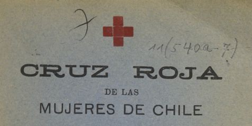 Cruz Roja de las mujeres de Chile : memoria del año 1938, presentada por la presidenta