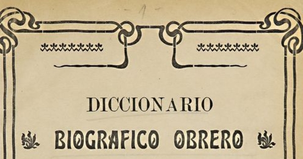 Diccionario biográfico obrero