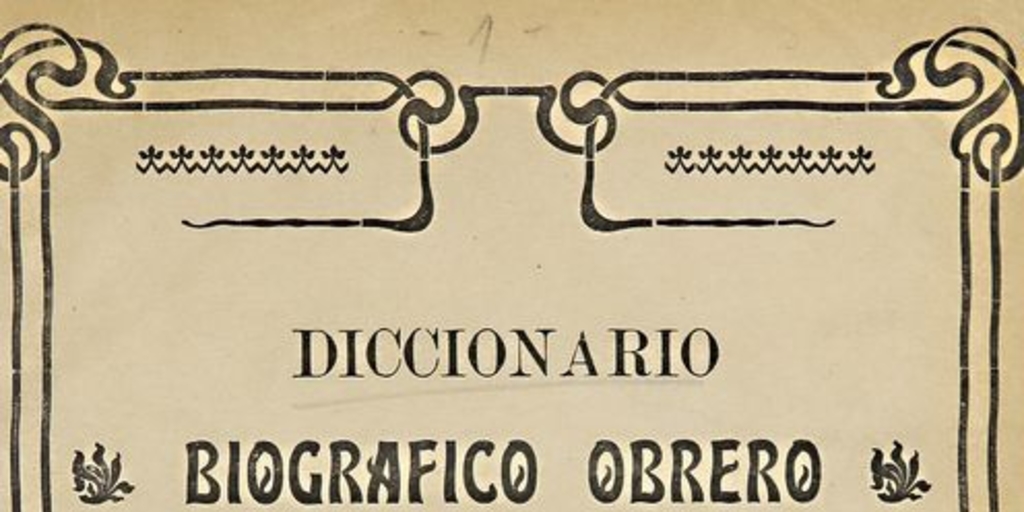 Diccionario biográfico obrero