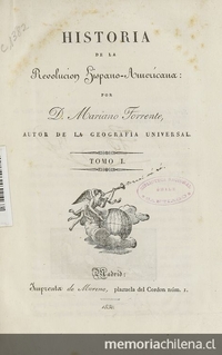 Portada de Historia de la revolución hispano-americana, 1830