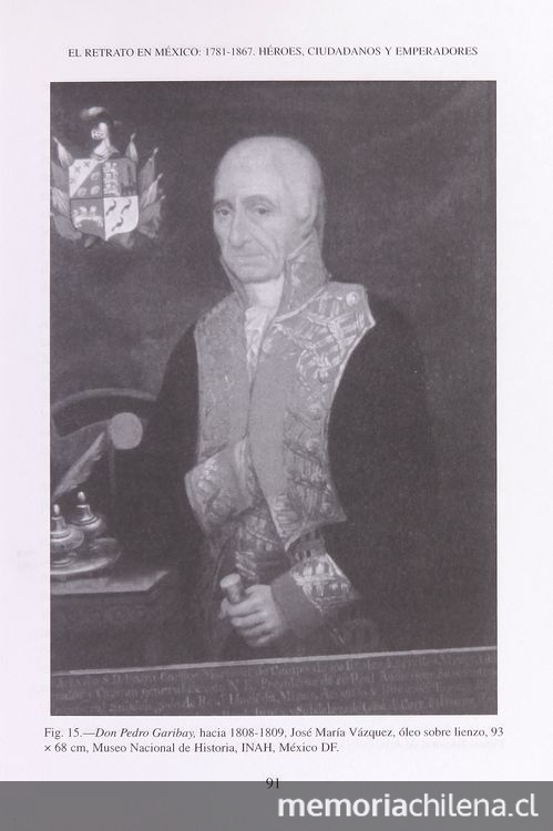 Pedro Garibay hacia 1808