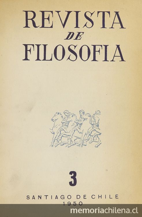 Revista de filosofía: v.1, no. 3-4, agosto a diciembre de 1950