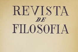 Revista de filosofía: v.1, no. 3-4, agosto a diciembre de 1950