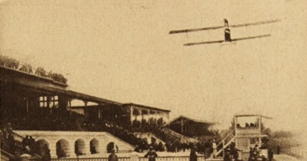 Festival de aviación en el Hipódromo Chile, 1923