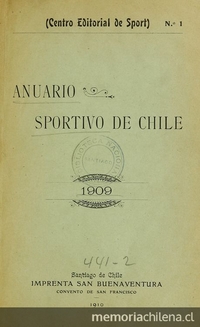  Anuario sportivo de Chile, 1909
