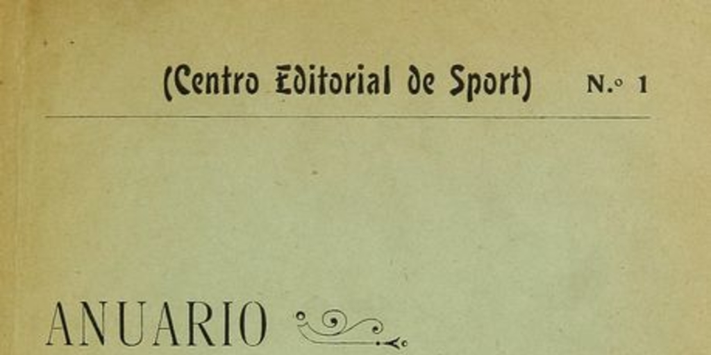  Anuario sportivo de Chile, 1909