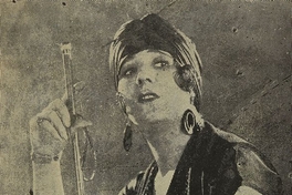 Cristina Montt, actriz chilena, en 1926