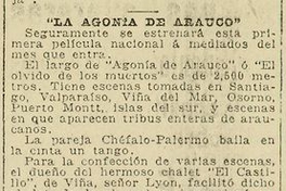 La Agonía de Arauco