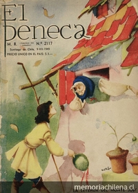Portada de El Peneca, nº 2117, julio de 1949