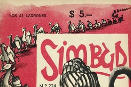 Portada de Simbad, nº 224, Santiago, diciembre, 1953.