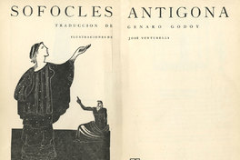 Portadilla de Antígona de Sófocles, 1968