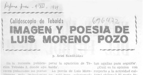 Imagen y poesía de Luis Moreno Pozo