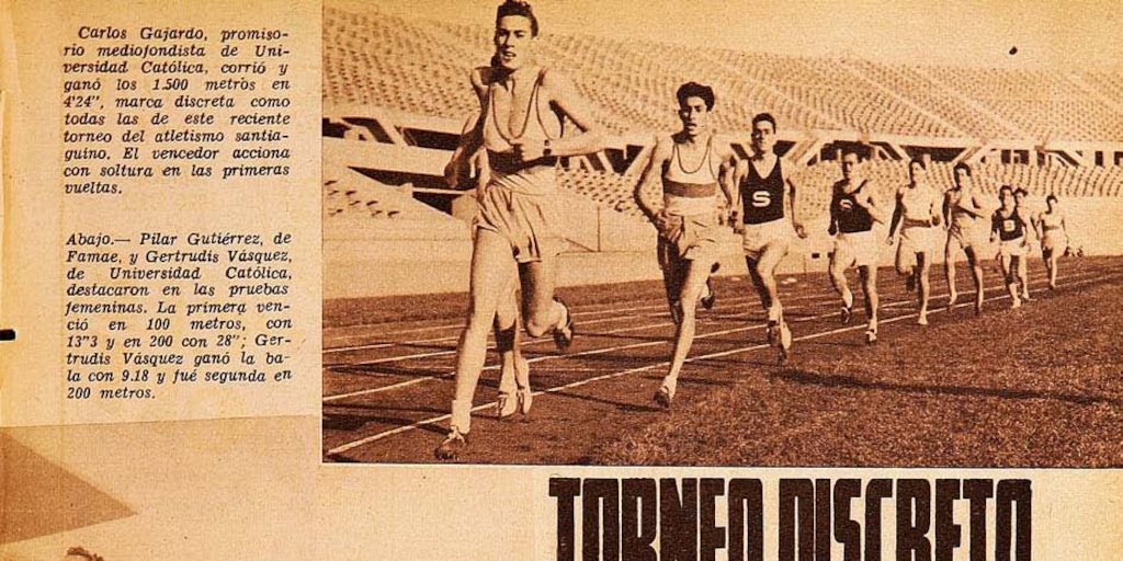 "Torneo discreto" Estadio. Santiago : [s.n.], 1941-1982, nº 375, (22 julio 1950),