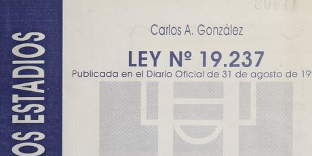 Ley no.19.237 [i.e.] 19.237 :contra la violencia en los estadios. Santiago: Publiley, 1994.