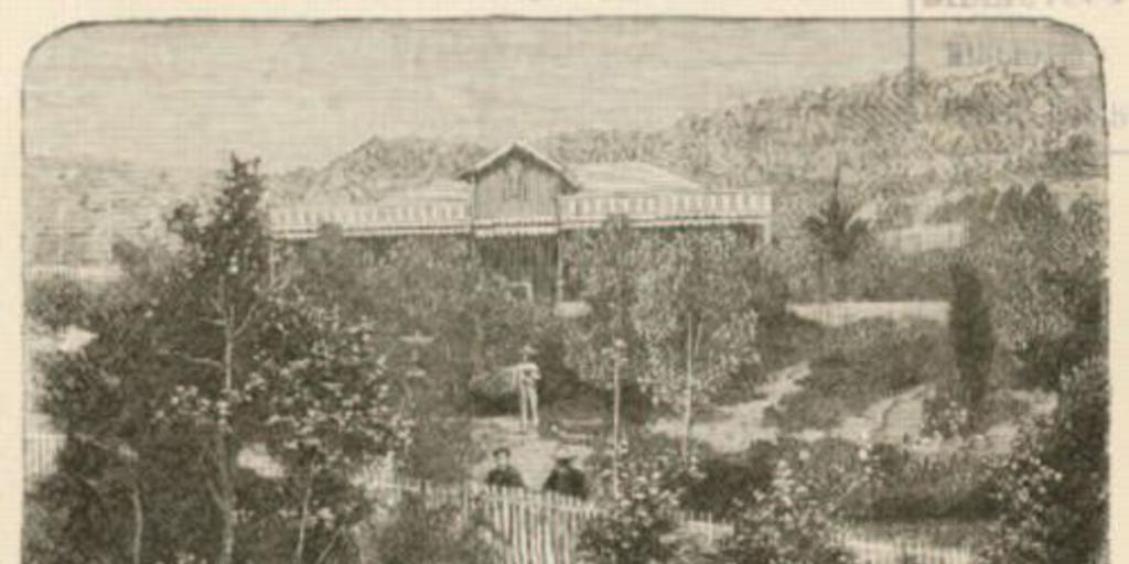 Una quinta en las zorras. Valparaíso, 1872