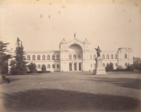 Museo Nacional de Historia Natural en la Quinta Normal, Santiago, hacia 1890
