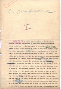 El Compadre :  [manuscrito] Carlos Droguett.