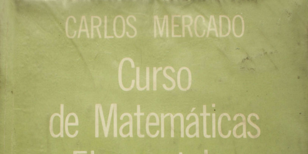 Portada de Curso de Matemáticas elementales II