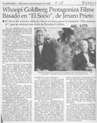 Whoopi Goldberg protagoniza filme basado en "El socio", de Jenaro Prieto  [artículo].