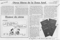 Otros libros de la Zona Azul  [artículo] Marino Muñoz Lagos.
