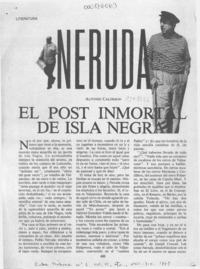 Neruda el post inmortal de Isla Negra