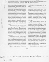 La Crónica de Gerónimo de Vivar y la Conquista de Chile  [artículo] José Miguel Barros.